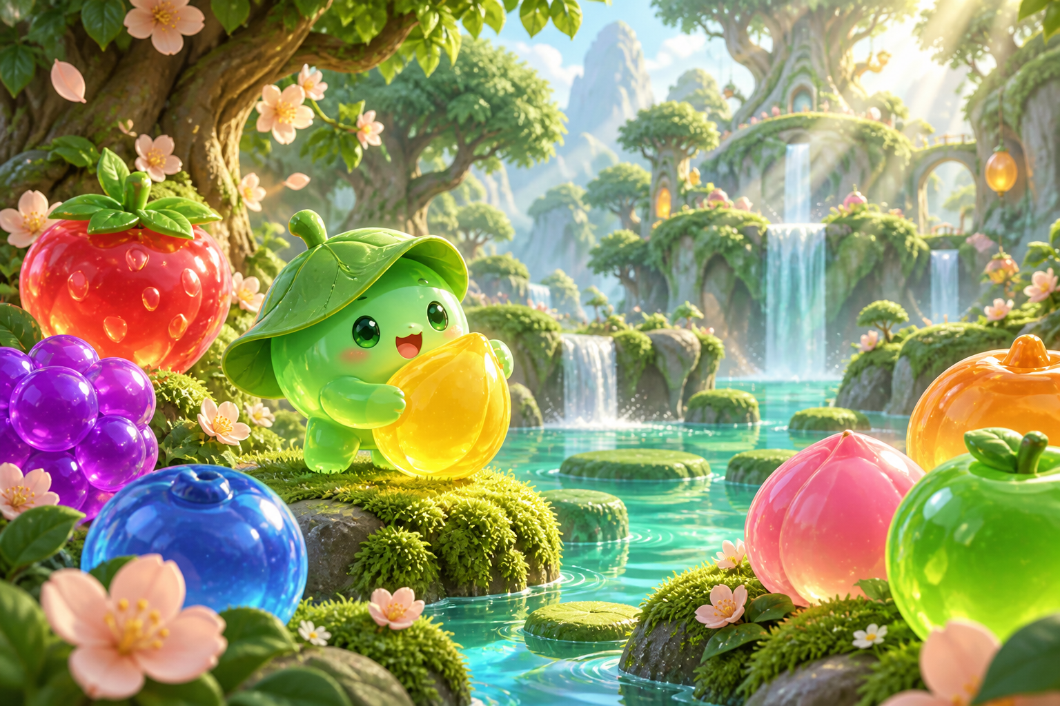 Jelly Grove original game world concept artwork