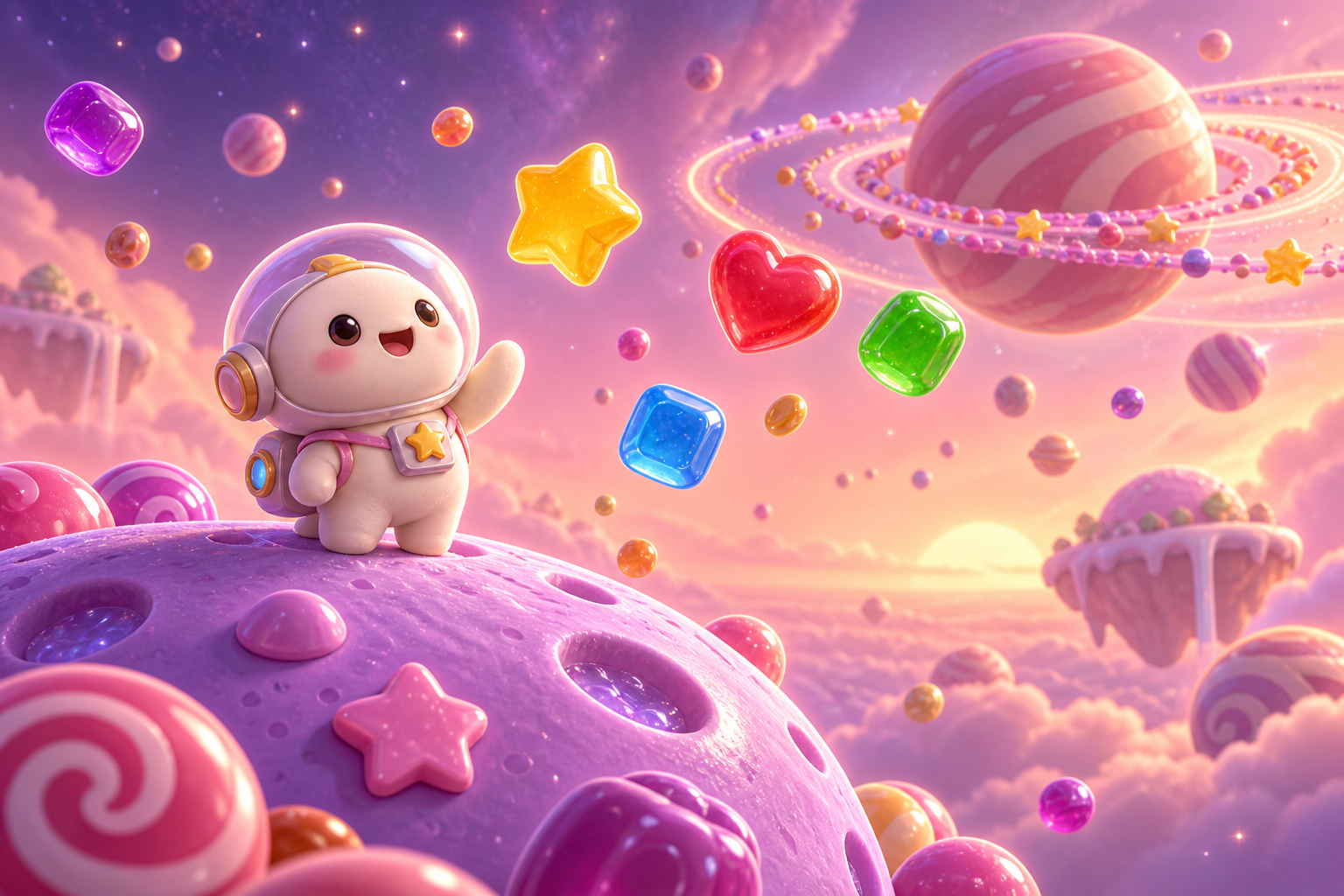 Sugar Orbit original game world concept artwork